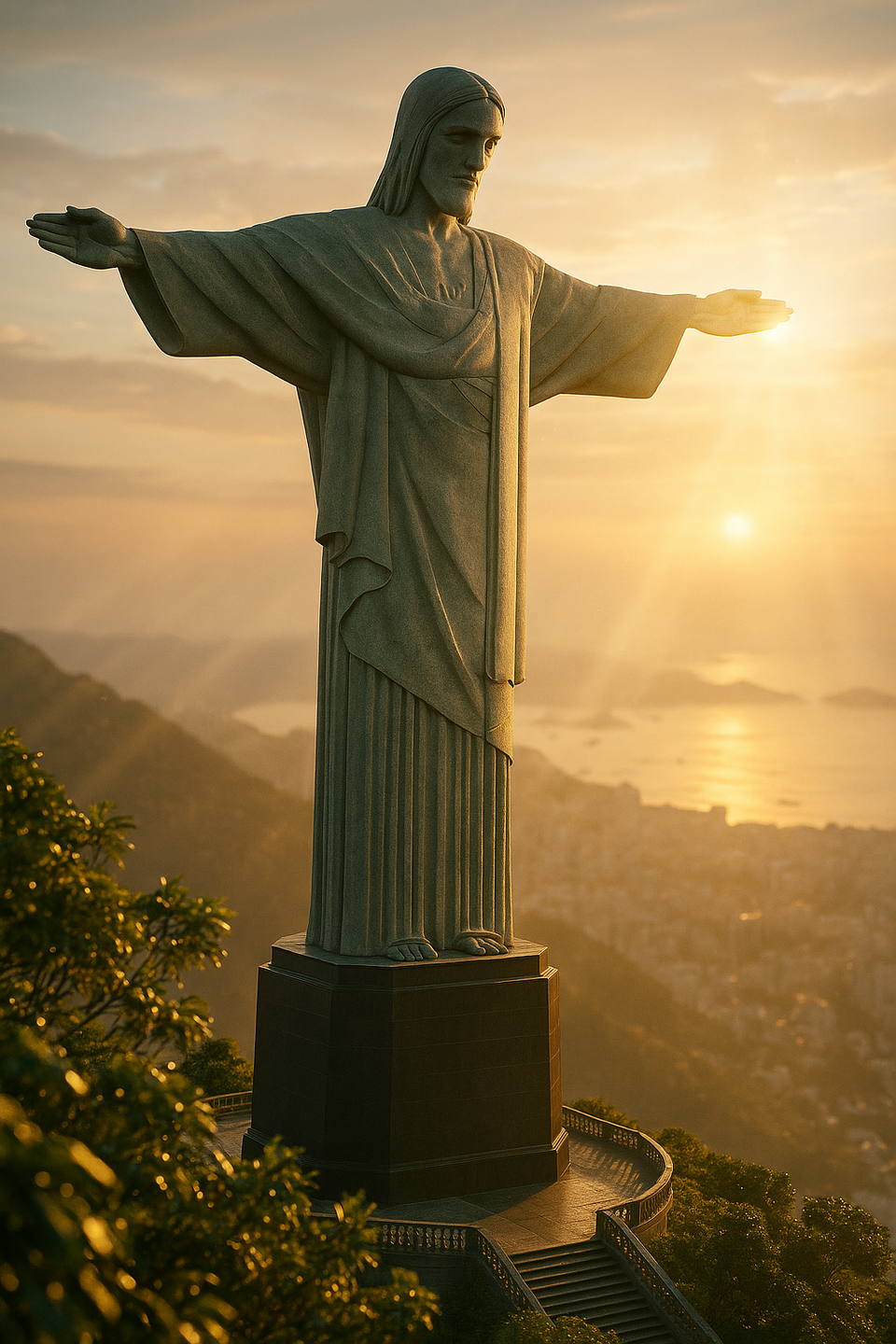 Le reflet doré — Le Christ Rédempteur