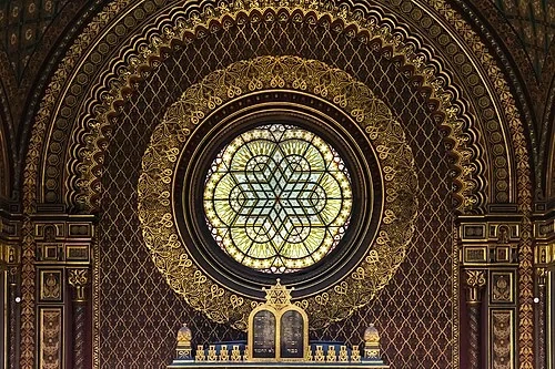 The Stained-Glass Rose Window — Španělská synagoga audio guide stop