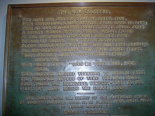 La Plaque du Nouveau-Colosse