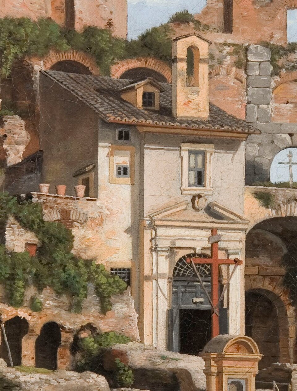 Une chapelle dans les ruines — Colosseo