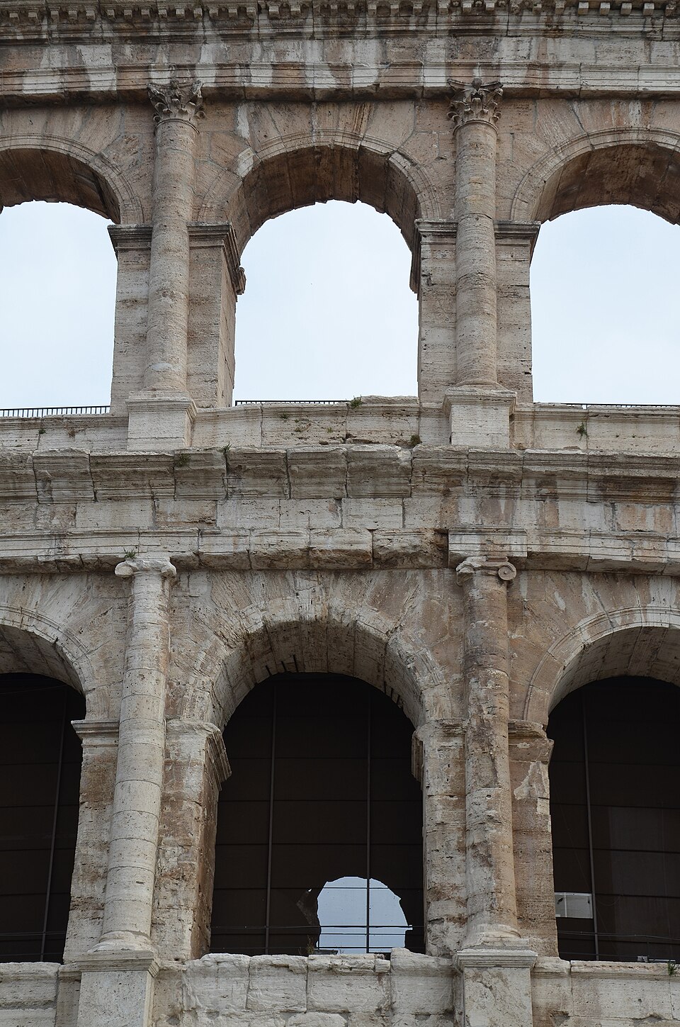 Travertine and Iron