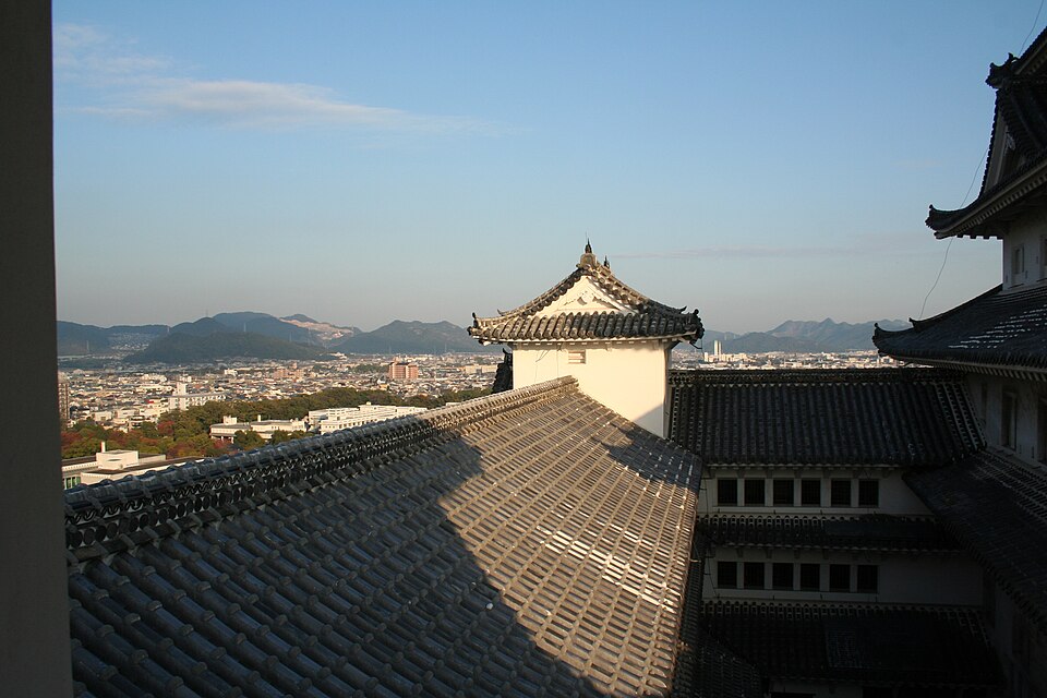 Vue sur les toits — Himeji Castle