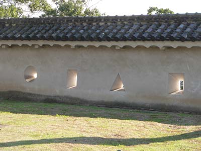 Meurtrières défensives — Himeji Castle