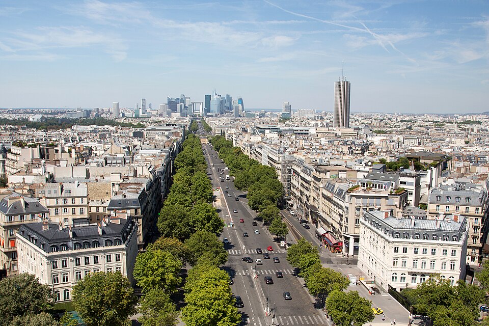 Vue vers La Défense — Arc de Triomphe de l'Étoile