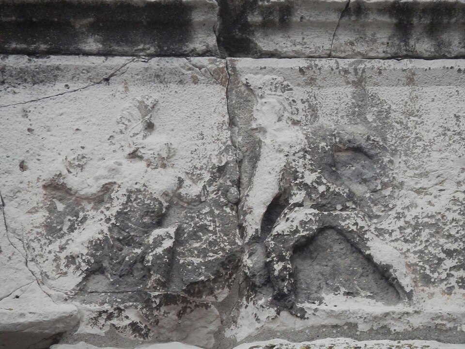 Bas-relief de gladiateur