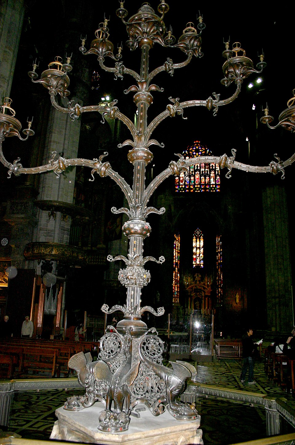 Trivulzio candelabra — Duomo di Milano audio guide stop