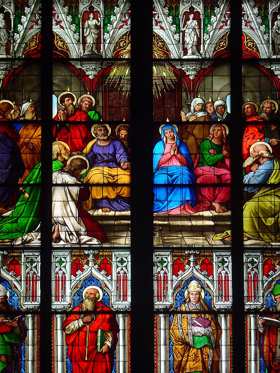Détail du don royal — Kölner Dom