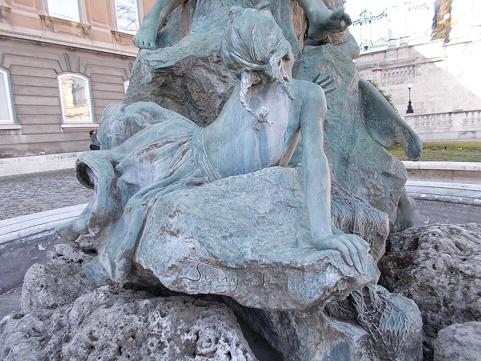 La fontaine des enfants pêcheurs — Budavári Palota