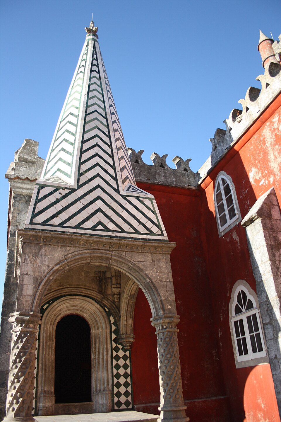L'extérieur de la chapelle