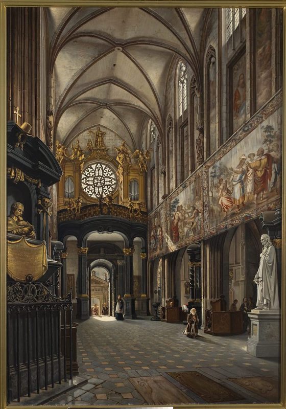 Cathedral Nave in the 19th Century