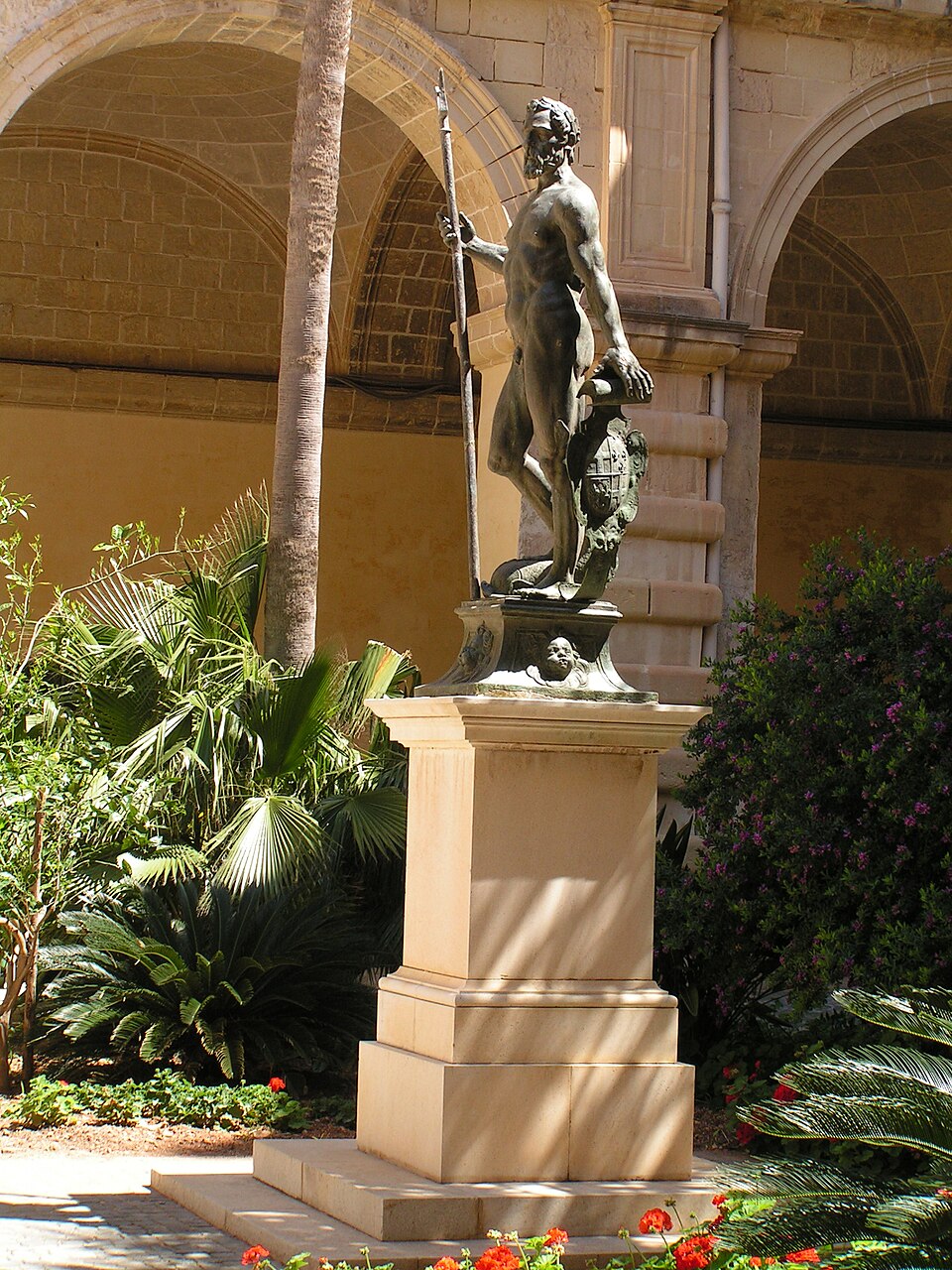Statue of Neptune — Grandmaster's Palace audio guide stop