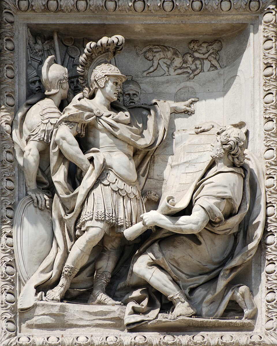 Agripa y el acueducto — Fontana di Trevi