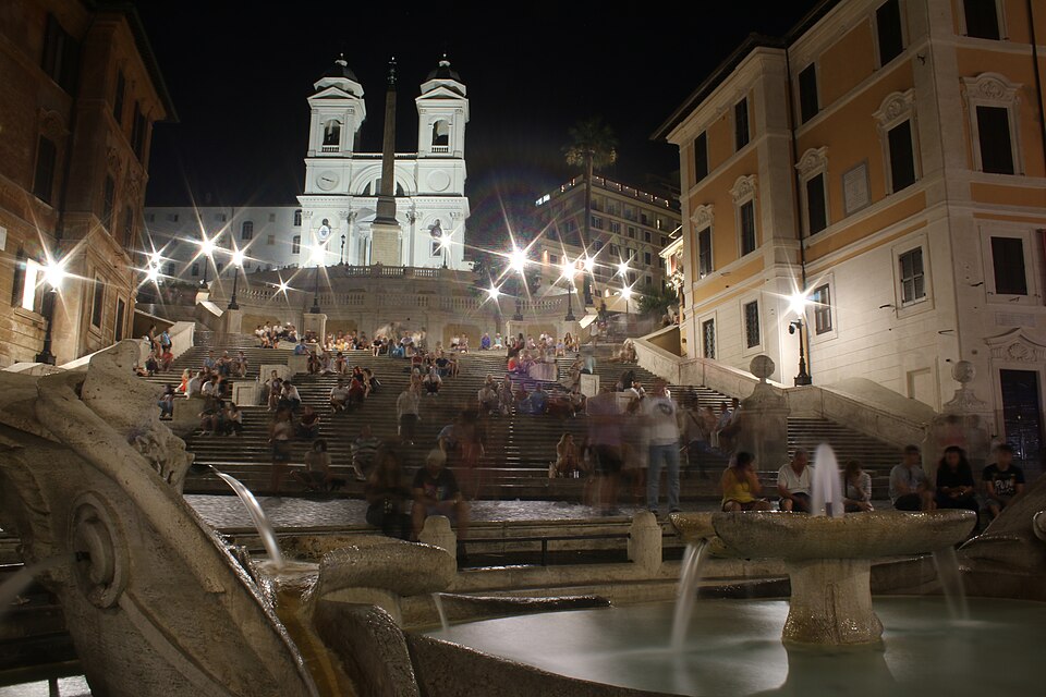 L'Escalier principal — Scalinata di Trinità dei Monti