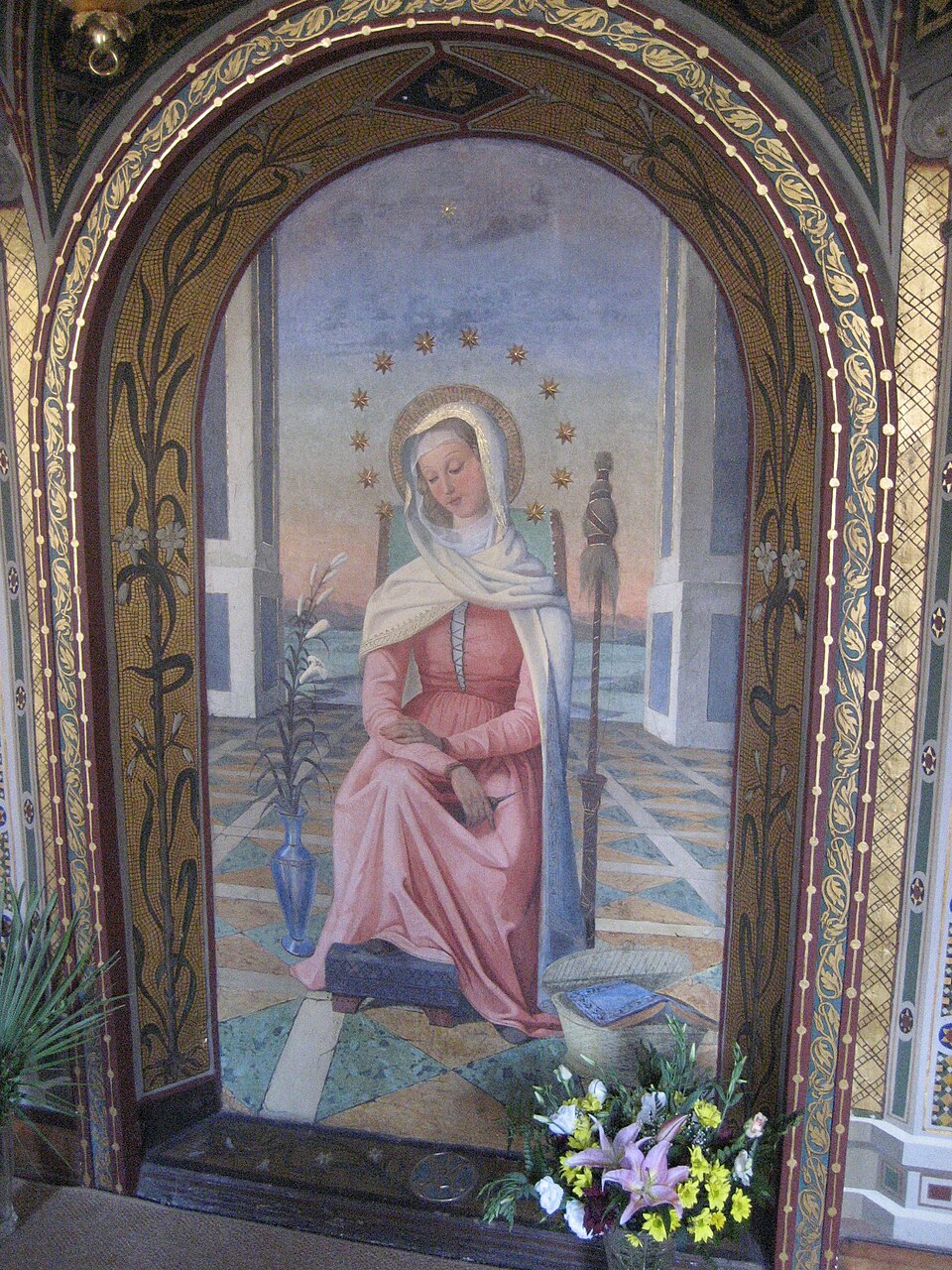 Fresque de la Mater Admirabilis — Scalinata di Trinità dei Monti