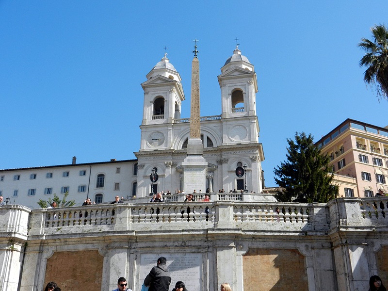 Vue depuis le sommet — Scalinata di Trinità dei Monti