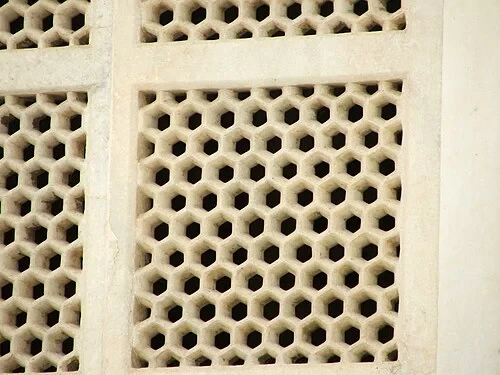 Le claustra de marbre — Taj Mahal