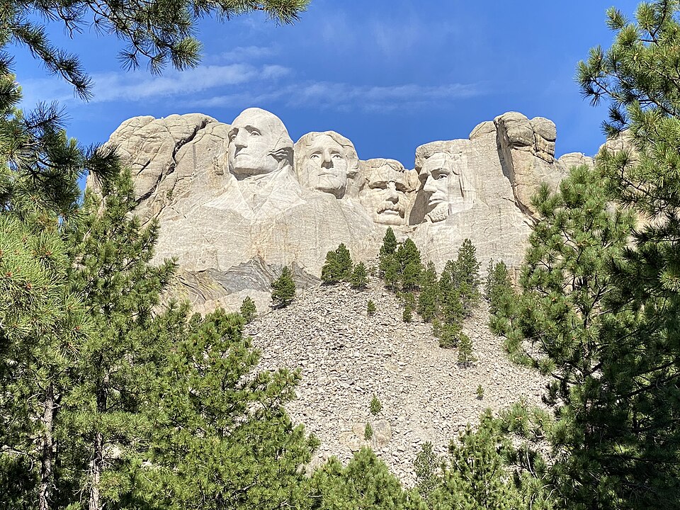 Le talus d'éboulis — Mount Rushmore