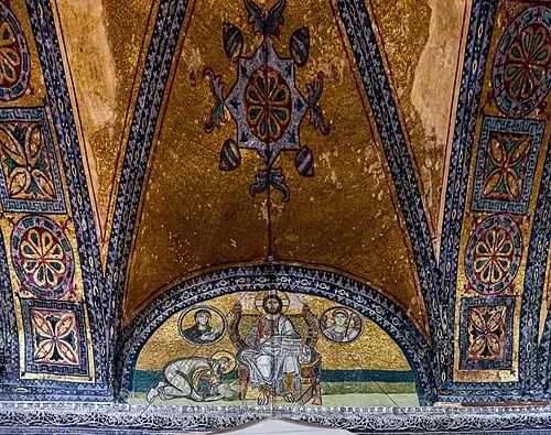 Les voûtes en mosaïque — Ayasofya