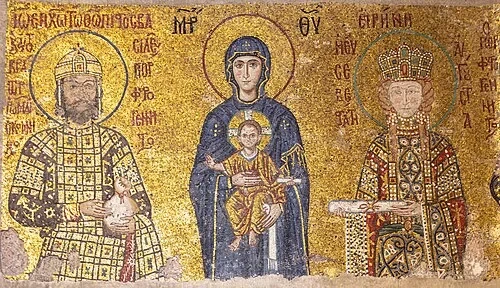 La Mosaïque des Comnène — Ayasofya