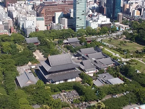 Vista sullo Zojo-ji