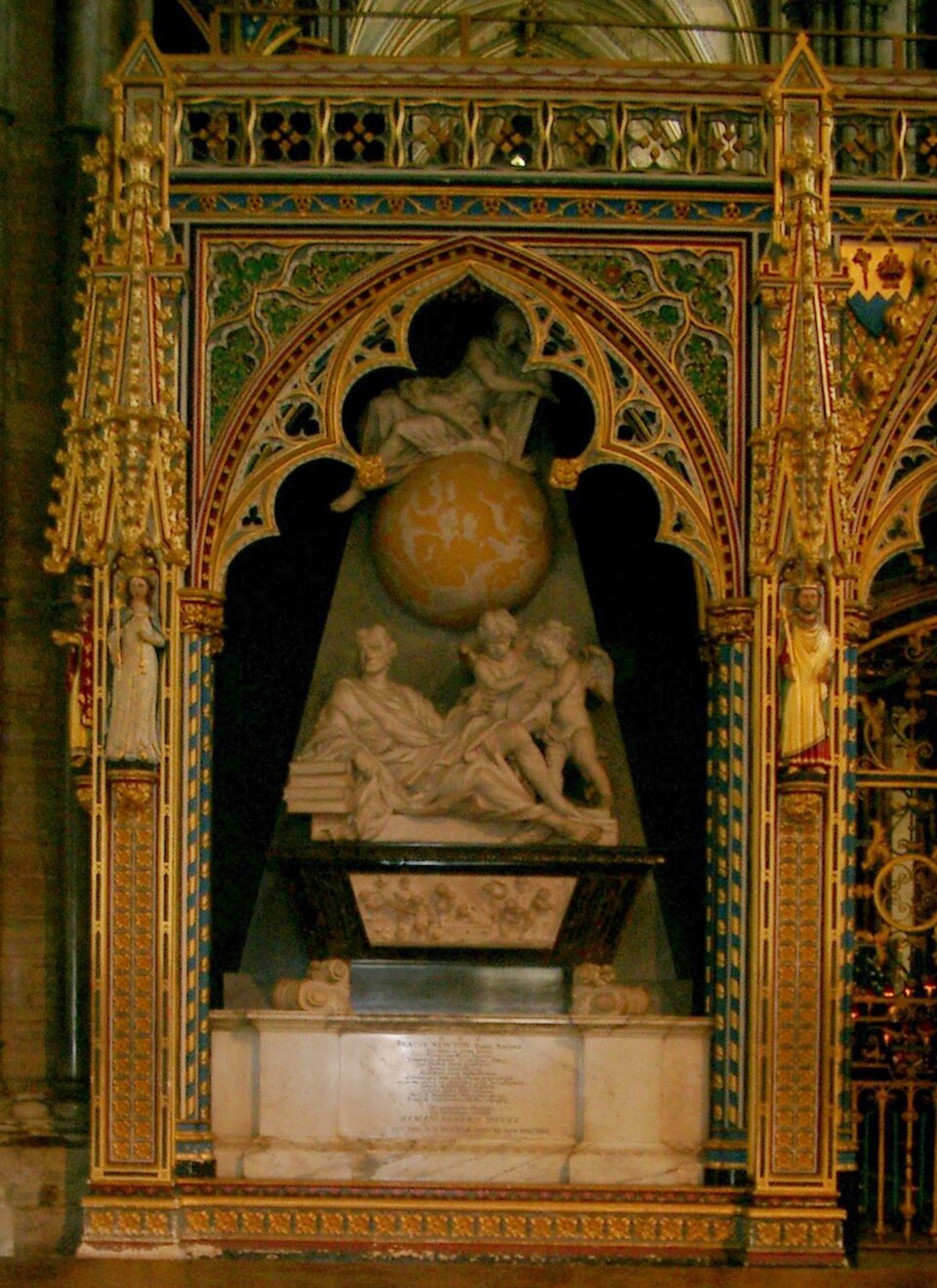 Grabstätten und Denkmäler in Westminster Abbey