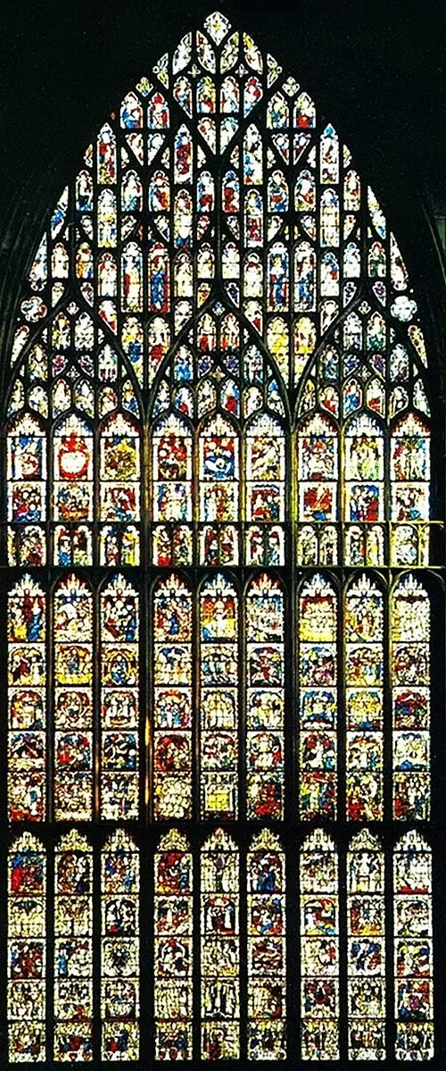 La grande verrière orientale — York Minster