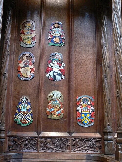Plaques héraldiques des stalles — St Giles' Cathedral