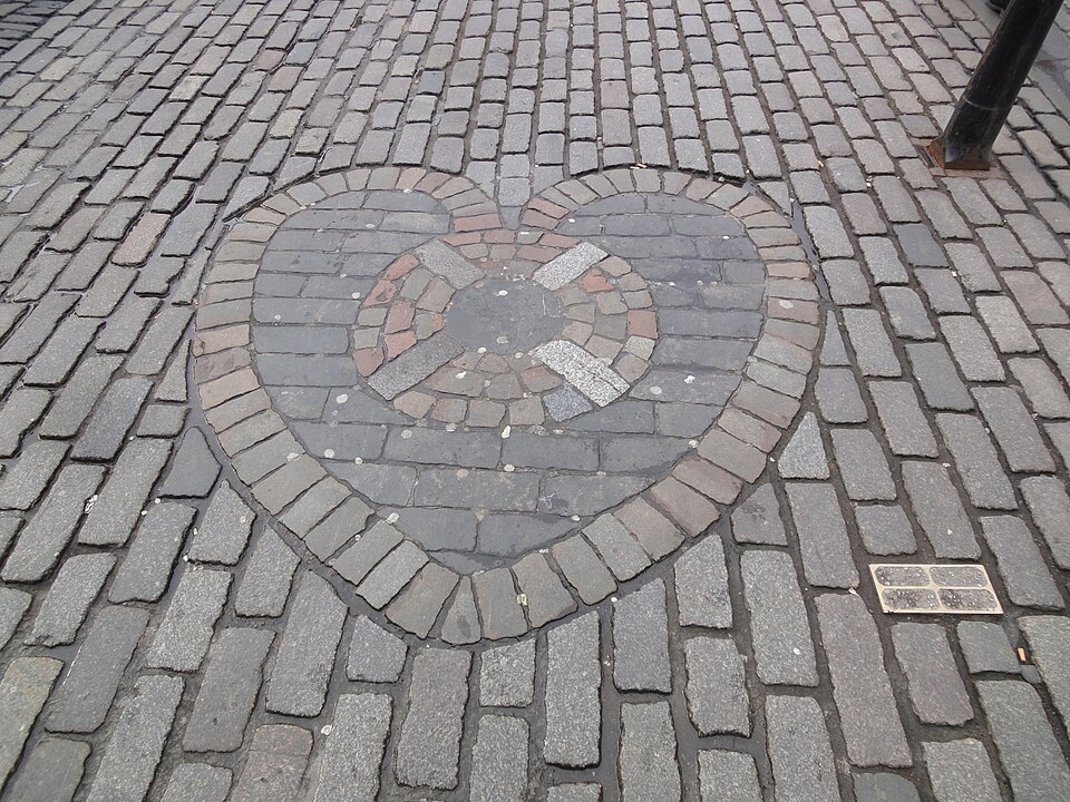 Mosaïque du Heart of Midlothian — St Giles' Cathedral