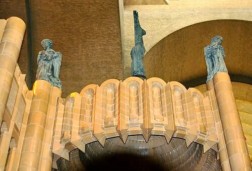 Détails du retable — Nationale Basiliek van het Heilig-Hart