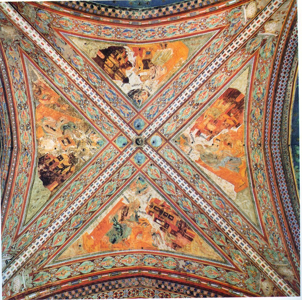 Evangelistengewölbe — Basilica di San Francesco