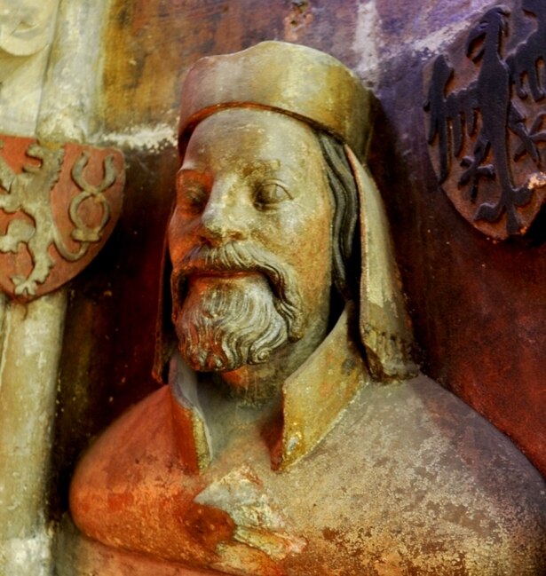 bust of Emperor Charles IV. in the St. Vitus Cathedral in Prague