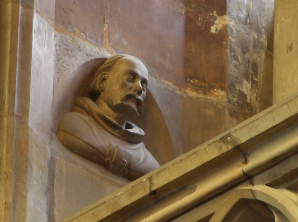 L'autoportrait de l'architecte — St. Vitus Cathedral
