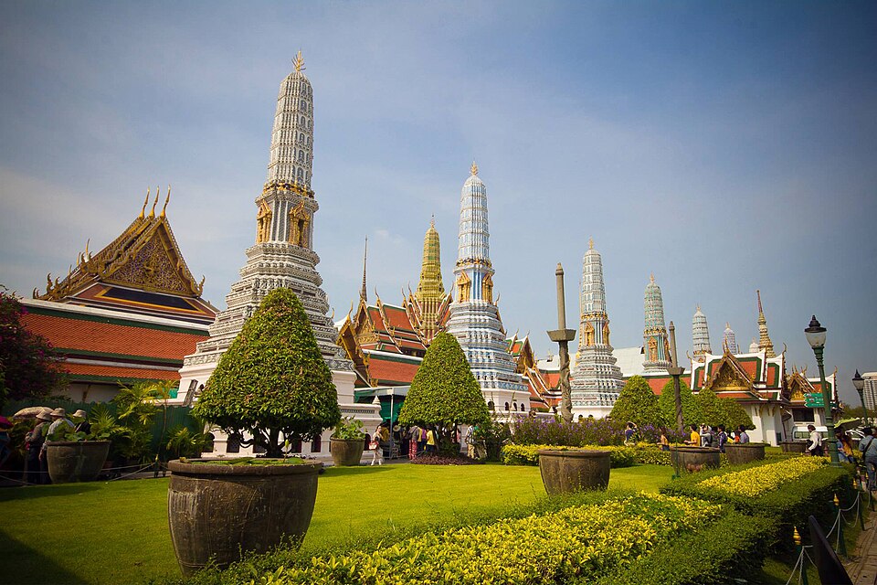 Les huit prangs colorés — Wat Phra Kaew