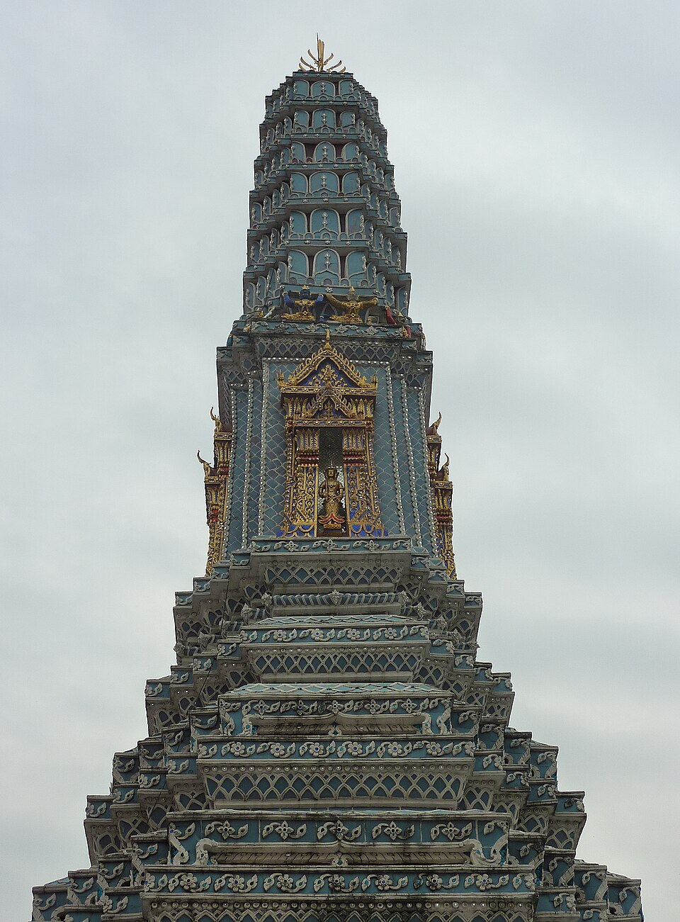 Mosaïque de la tour bleue — Wat Phra Kaew
