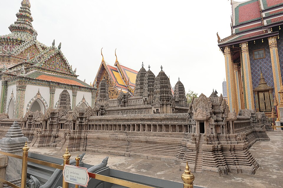 Détails de la maquette en pierre — Wat Phra Kaew