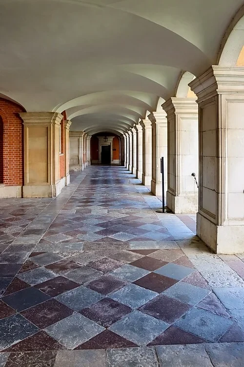 Les cloîtres baroques — Hampton Court Palace