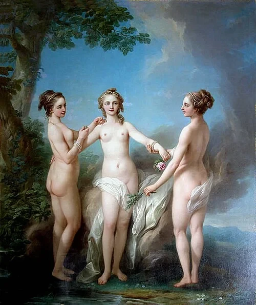 The Three Graces, Traditionally Assumed to Be the Nesle Sisters