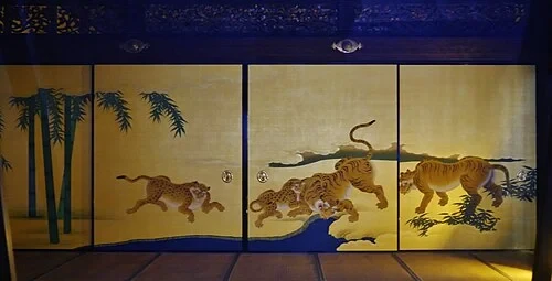 Peinture murale de tigres — Nijō Castle