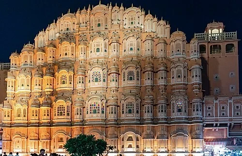 Le Palais des Vents de nuit — Hawa Mahal