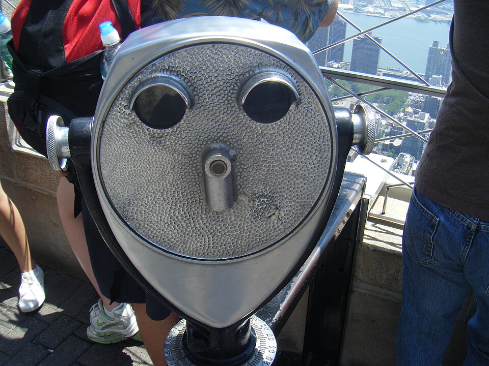 Les jumelles longue portée — Empire State Building