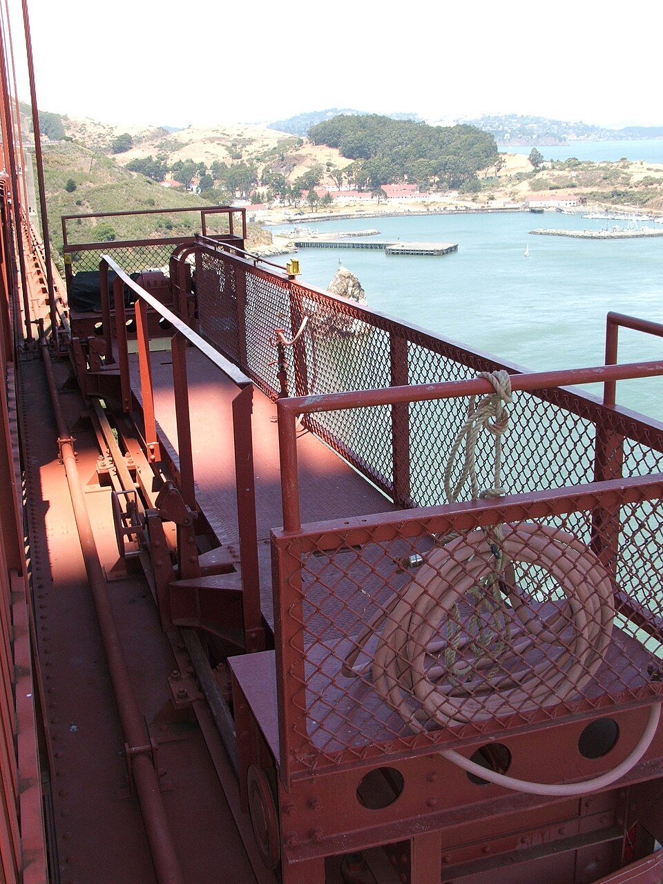 La rambarde de la passerelle — Golden Gate Bridge