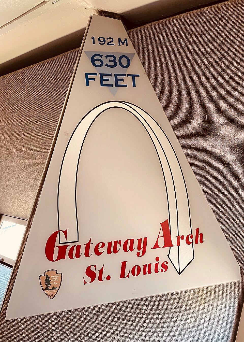 Le graphique de hauteur — Gateway Arch