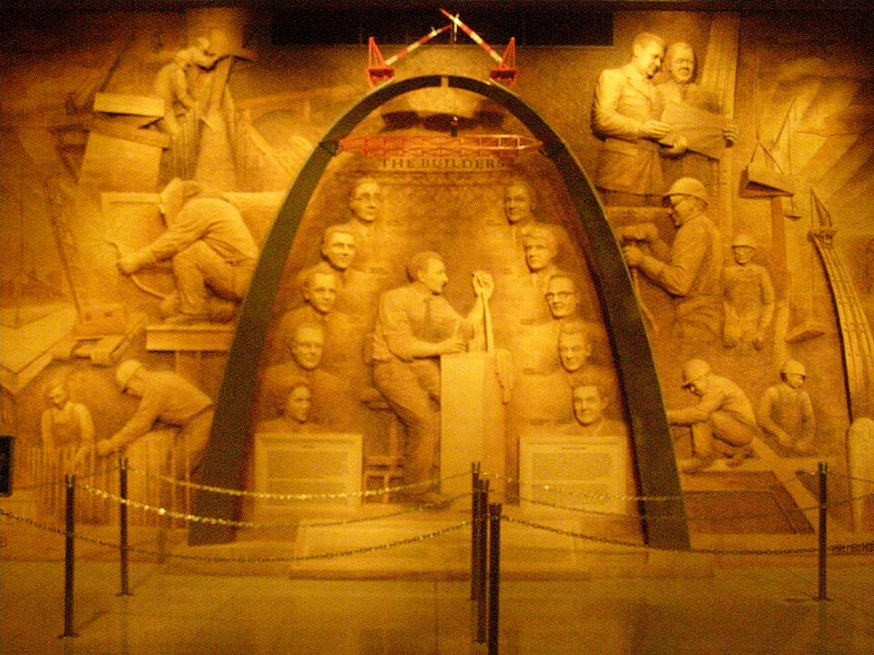 La fresque des bâtisseurs — Gateway Arch