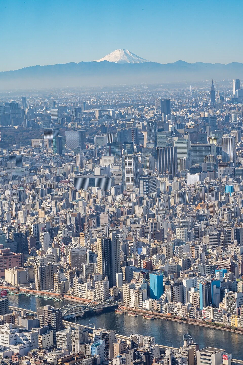 Vue du Mont Fuji — Tokyo Skytree