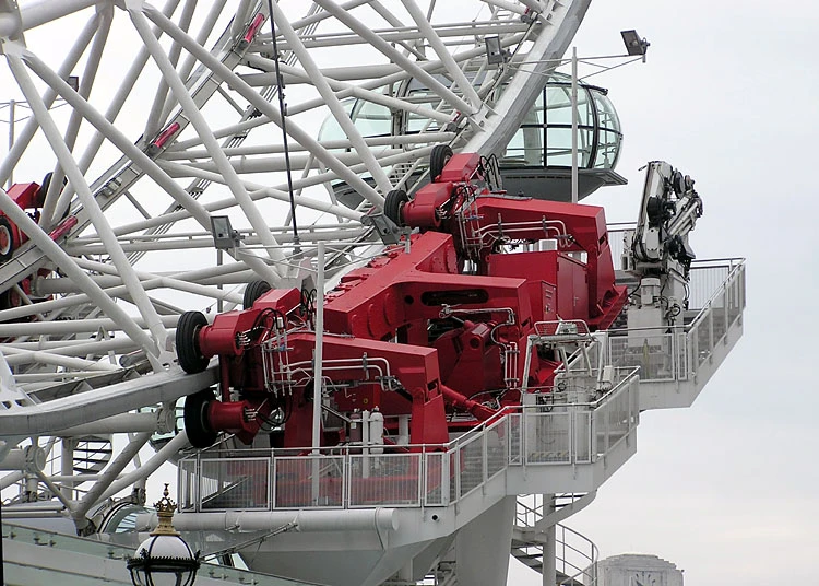 Le mécanisme de rotation — London Eye
