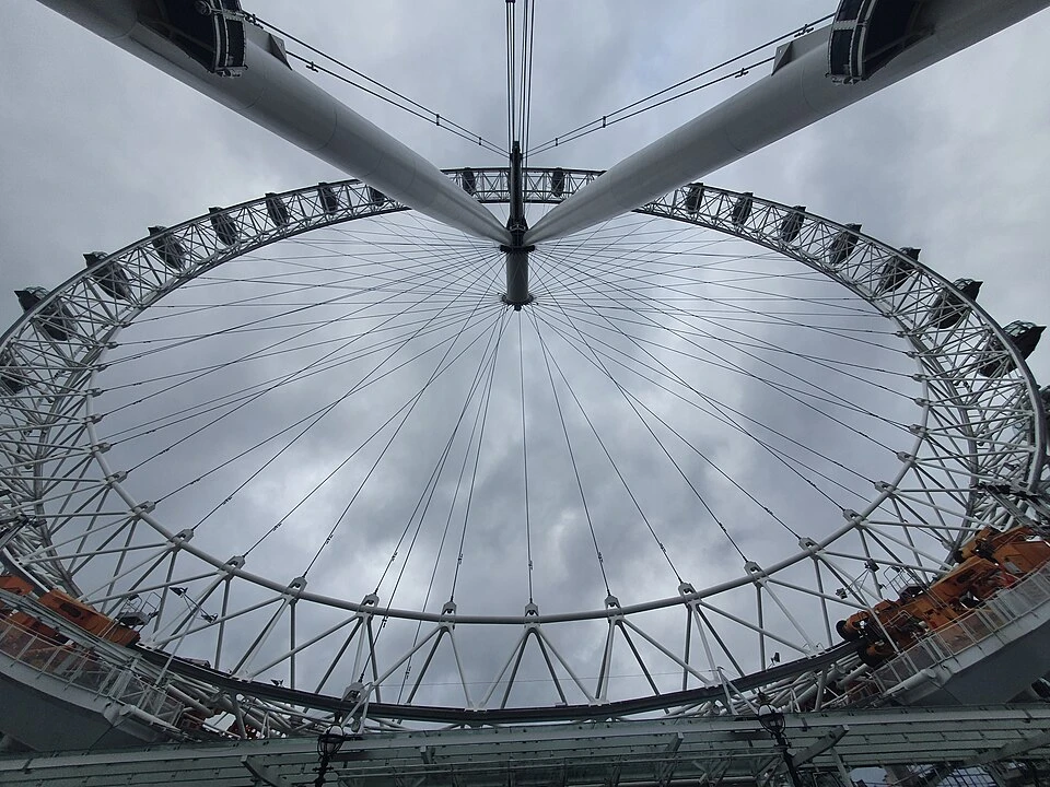 Le moyeu et l'axe central — London Eye