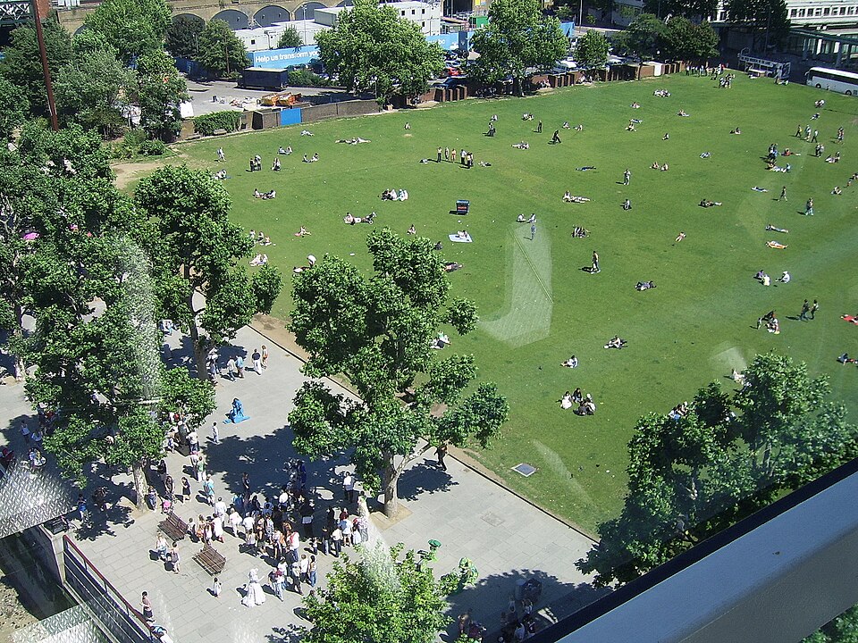 Jubilee Gardens vus du ciel — London Eye