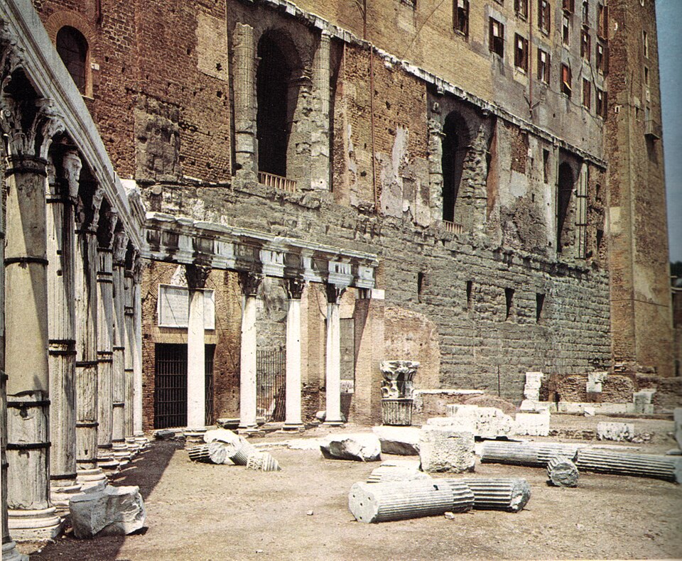Porticus der Dii Consentes — Forum Romanum
