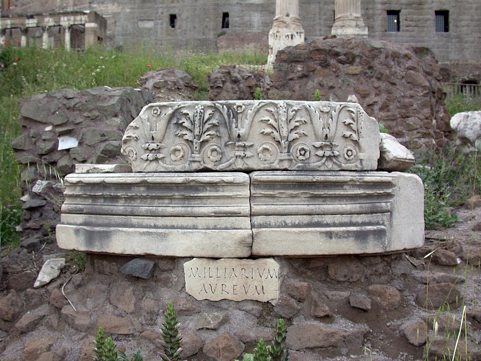 Milliarium Aureum — Forum Romanum