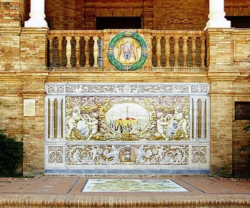 Tiled History Murals — Plaza de España audio guide stop